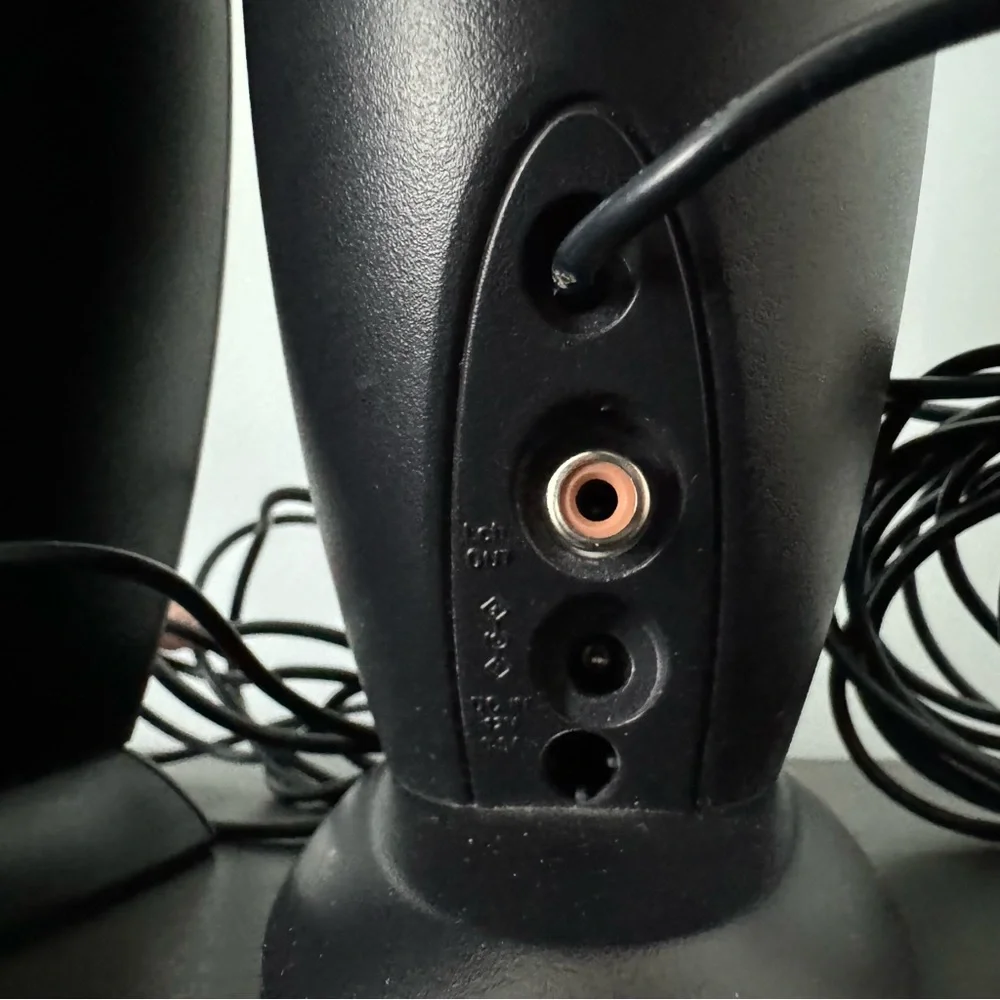 Dell A215 Black Computer Speakers with power adapter. Tested and working.